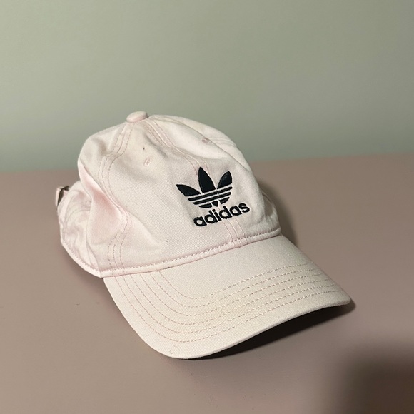 adidas Accessories - Adidas Light Pink Cap with Black Logo